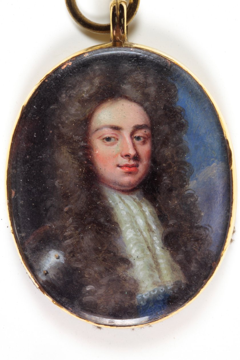John Holles, vévoda z Newcastlu (akvarel na slonovině) od Susan Penelope Gibson