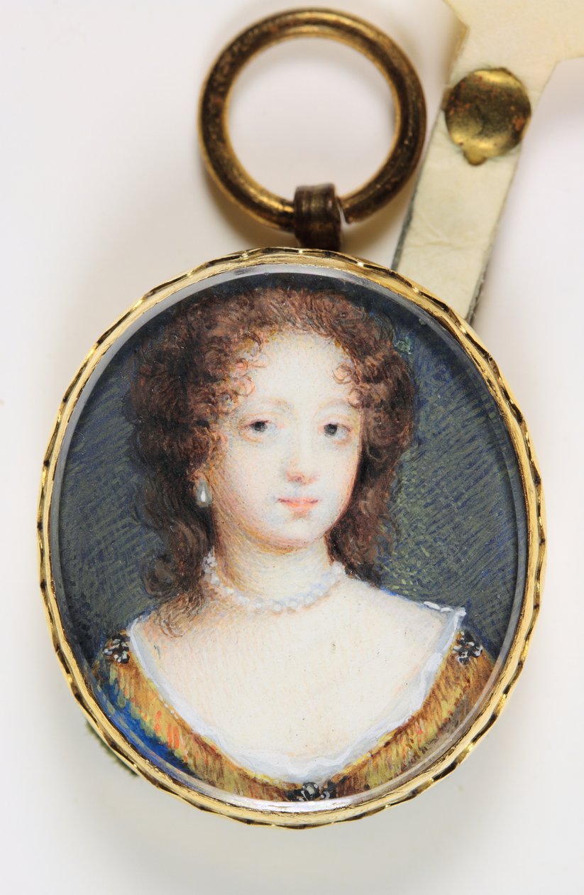 Lady Elizabeth Jones, hraběnka z Kildare (akvarel na pergamenu) od Susan Penelope Gibson