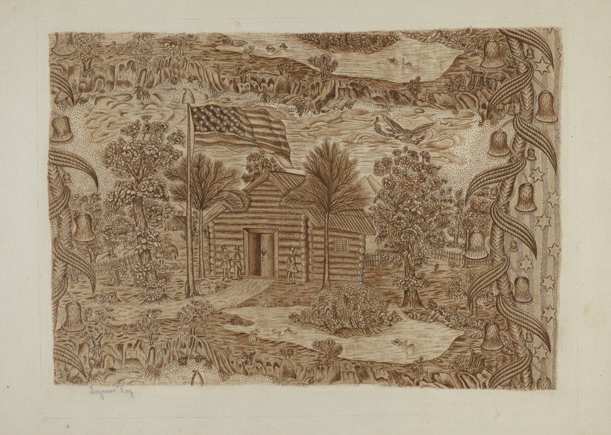 Historický tištěný textil, c. 1940. od Suzanne Roy