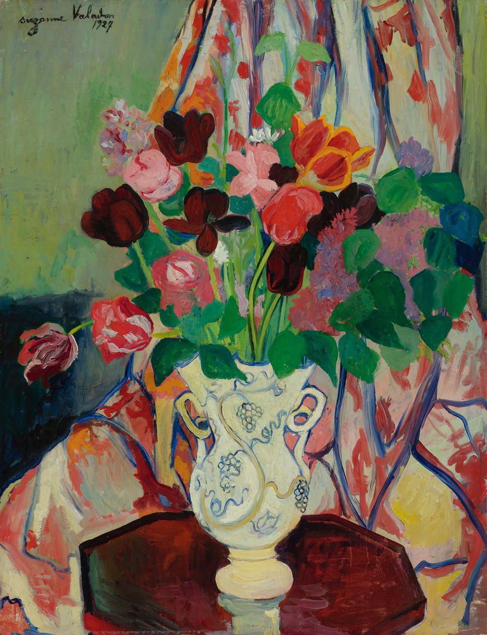 ""Kytice tulipánů"" (Tulipánová kytice) Obraz Suzanne Valadon (1865-1938) od Suzanne Valadon