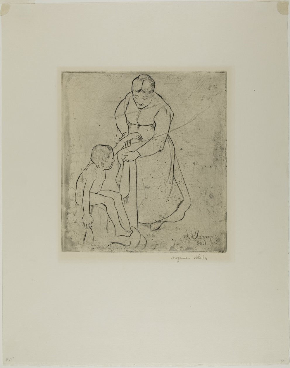 Babička a dítě od Suzanne Valadon