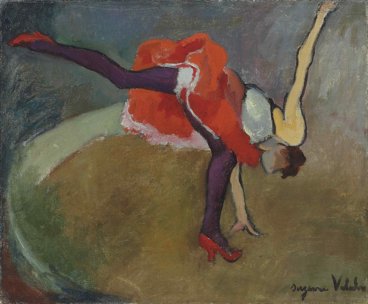 Akrobat nebo kolo, 1927. od Suzanne Valadon