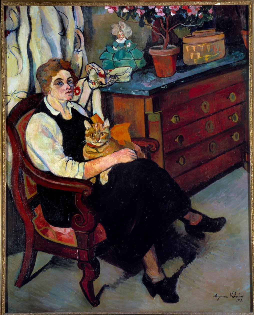 Obraz slečny Lily Walton od Marie-Clementine (Marie Clementine) Valadon, dit Suzanne Valadon (1865-1938) od Suzanne Valadon