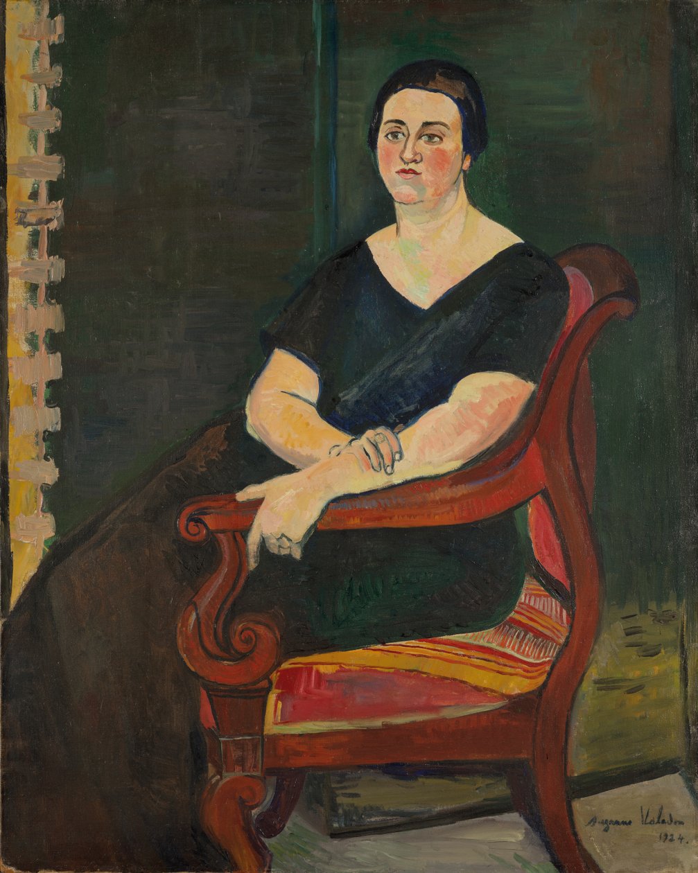 Portrét paní Germaine Eisenmannové od Suzanne Valadon