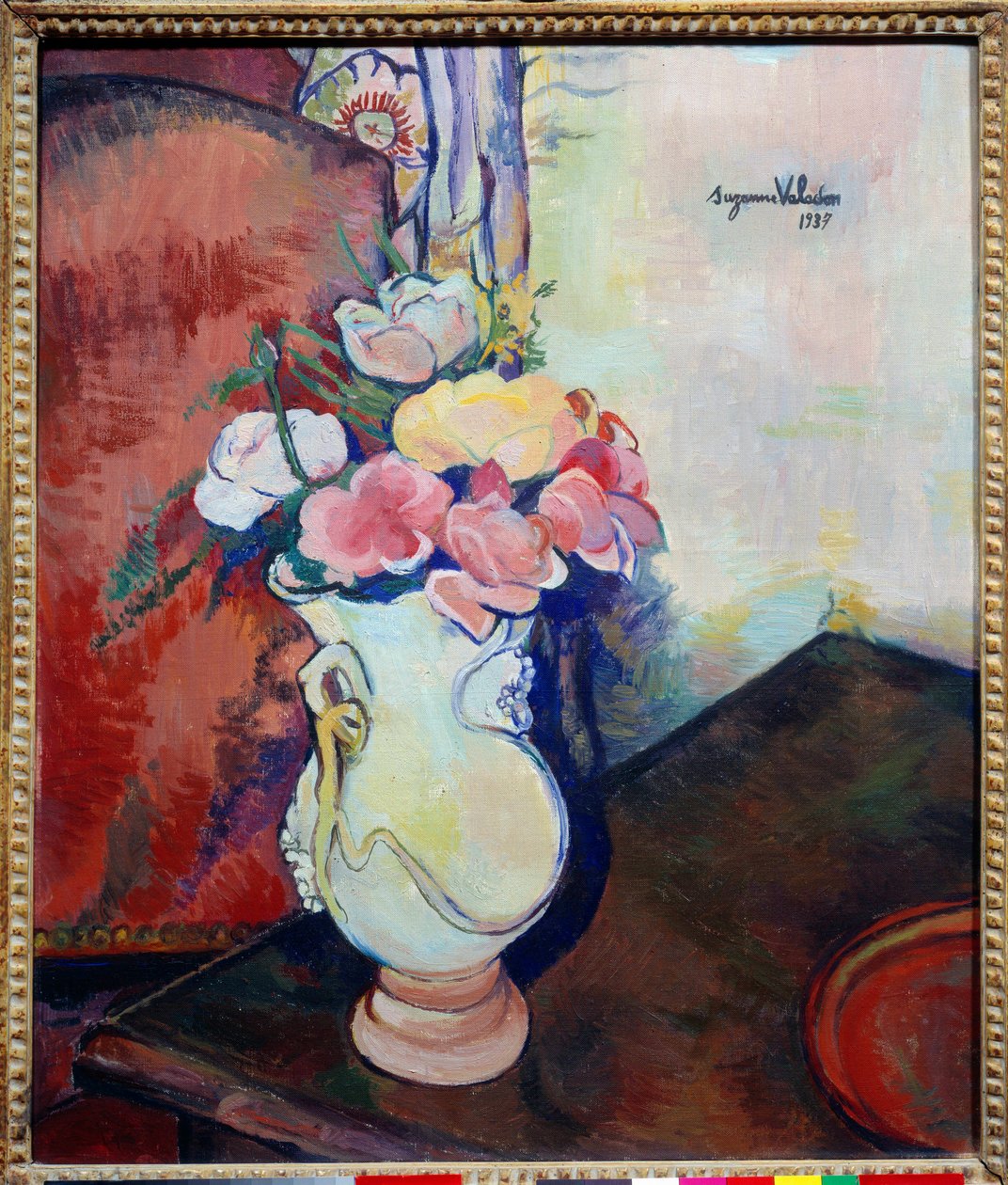Váza s květinami. Obraz Suzanne Valadon (1865-1938) od Suzanne Valadon