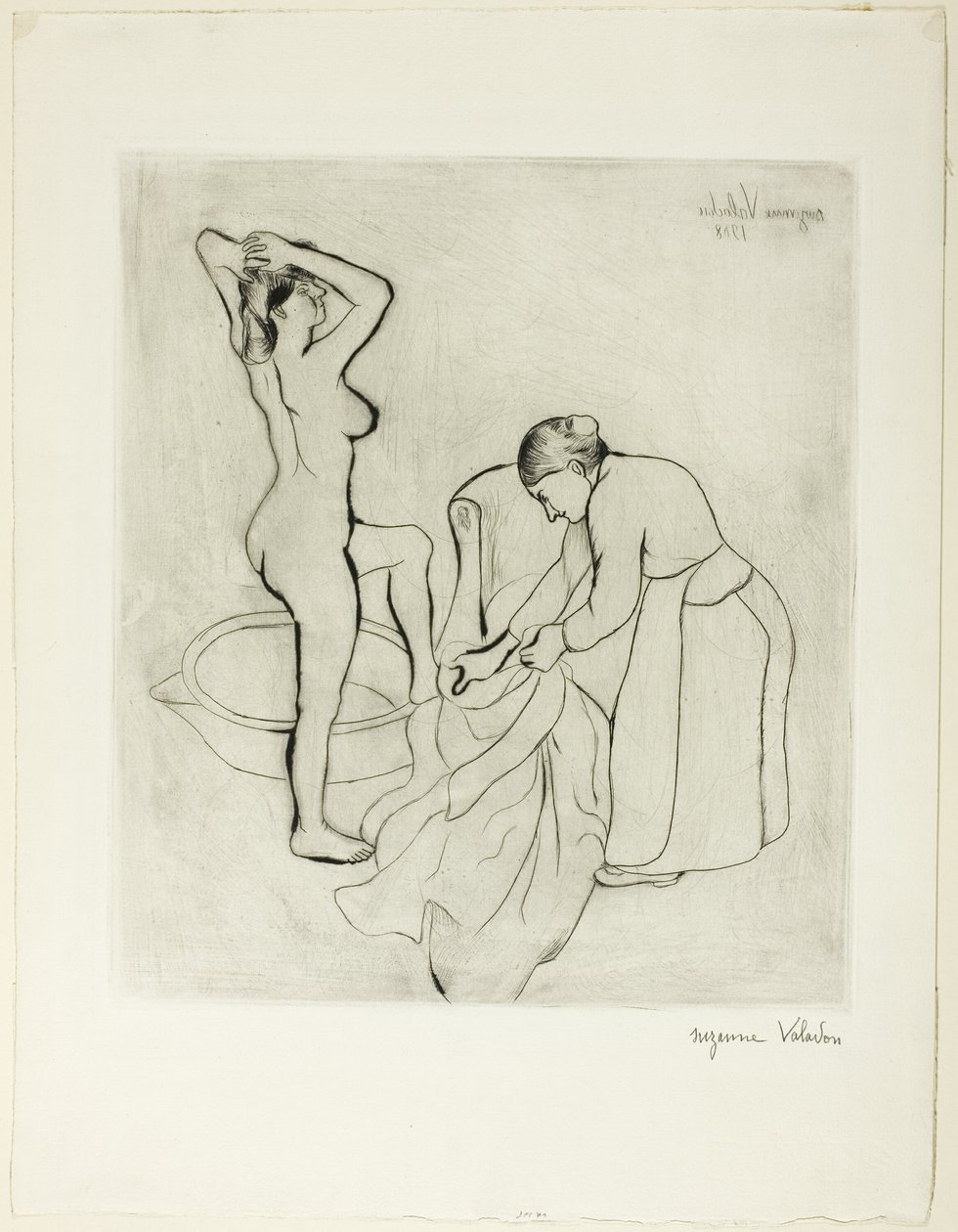 Žena v její koupeli od Suzanne Valadon