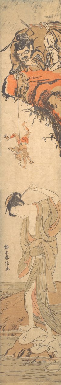Kráska s démony, 18. stol., 18. stol. od Suzuki Harunobu