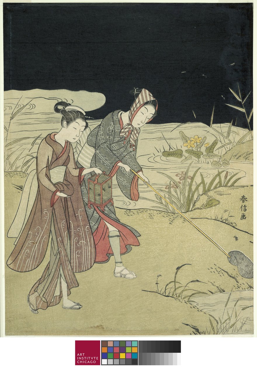 Chytání světlušek, kolem 1767-68 od Suzuki Harunobu