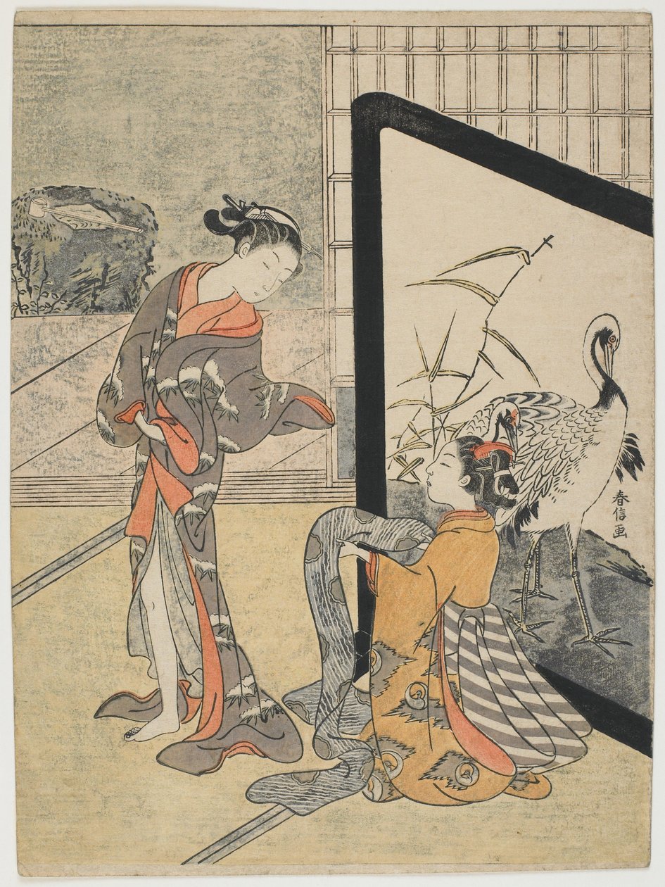 Oblékání od Suzuki Harunobu