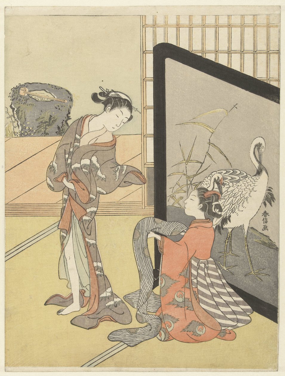 Výběr obi od Suzuki Harunobu