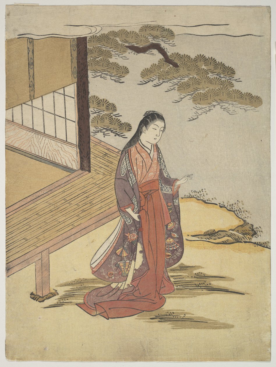 Paní Komači od Suzuki Harunobu