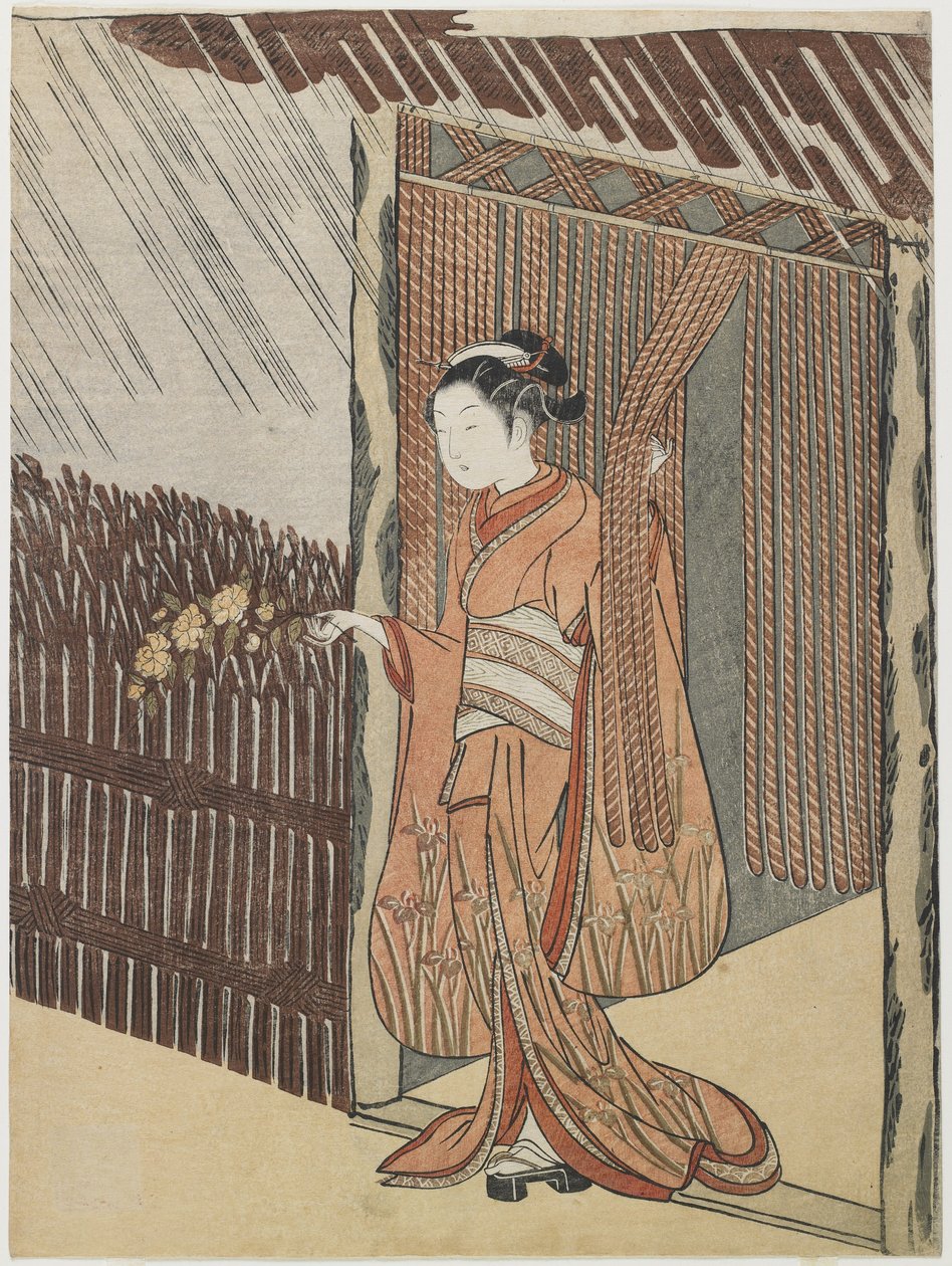 Mitate of the Poet O_ta Do_kan, 1766-1767 od Suzuki Harunobu