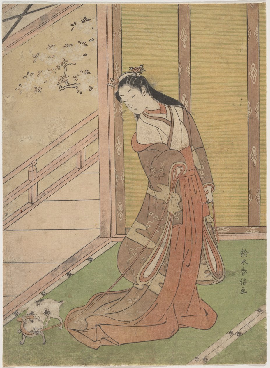 Onna San no Miya (třetí princezna) od Suzuki Harunobu
