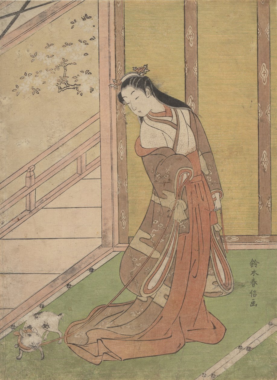 Onna San no Miya třetí princezna, 1768-70., 1768-70. od Suzuki Harunobu
