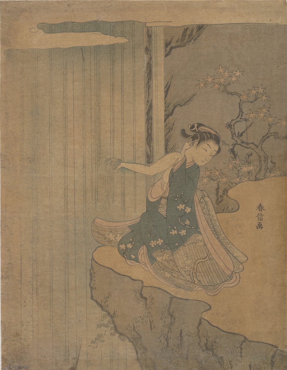 Parodie na legendu o Kyoyu a Sofu, 1764-72., 1764-72. od Suzuki Harunobu