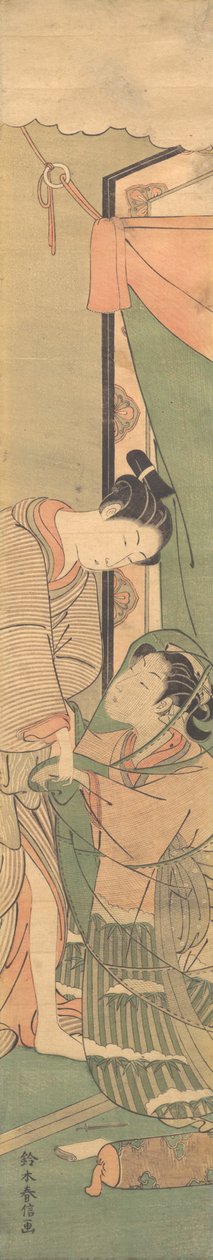 Rozloučení milenců: Ráno poté, ca. 1765-70, ca. 1765-70. od Suzuki Harunobu