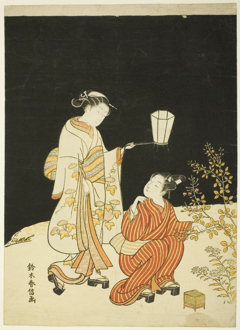 Hledání světlušek od Suzuki Harunobu