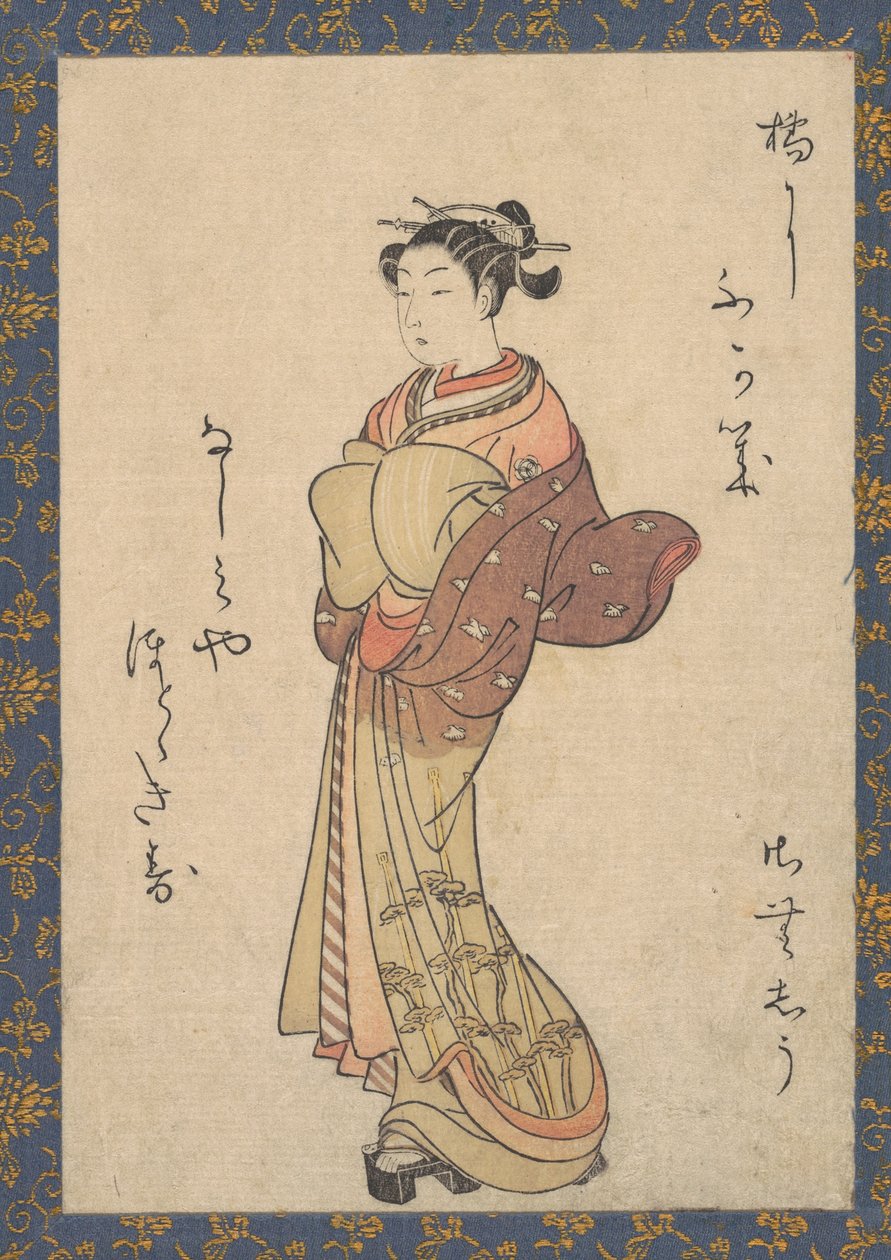 Kurtizány, ze série, Seiro Bijin Awase Carver End Shigoro sic, ca. 1765, ca. 1765. od Suzuki Harunobu