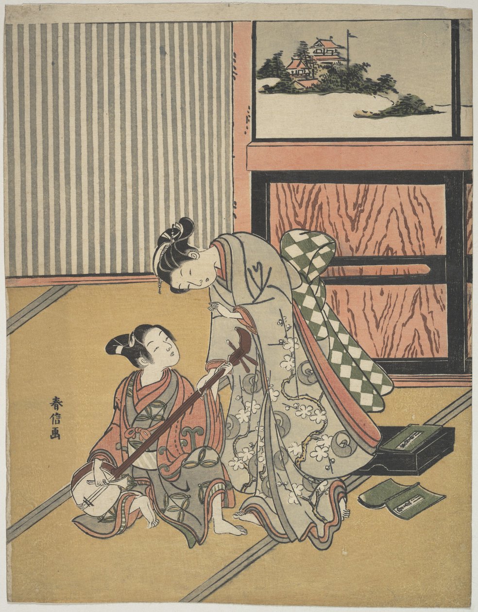 Hodina hudby od Suzuki Harunobu