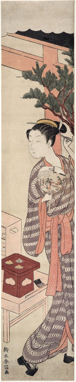 Čajový stánek - Kagiya Osen od Suzuki Harunobu