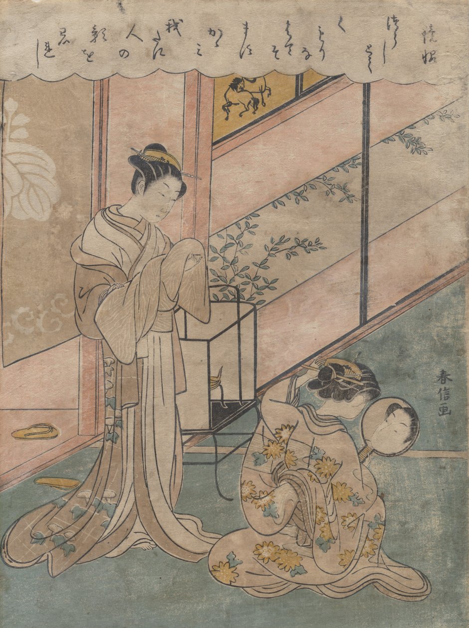Dvě dámy, 1764-72., 1764-72. od Suzuki Harunobu