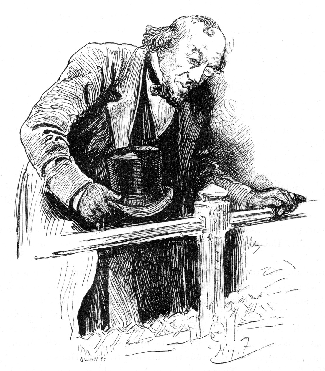 Poslední vystoupení Lorda Beaconsfields, Dolní sněmovna, konec 19. století, 1900. od Swain