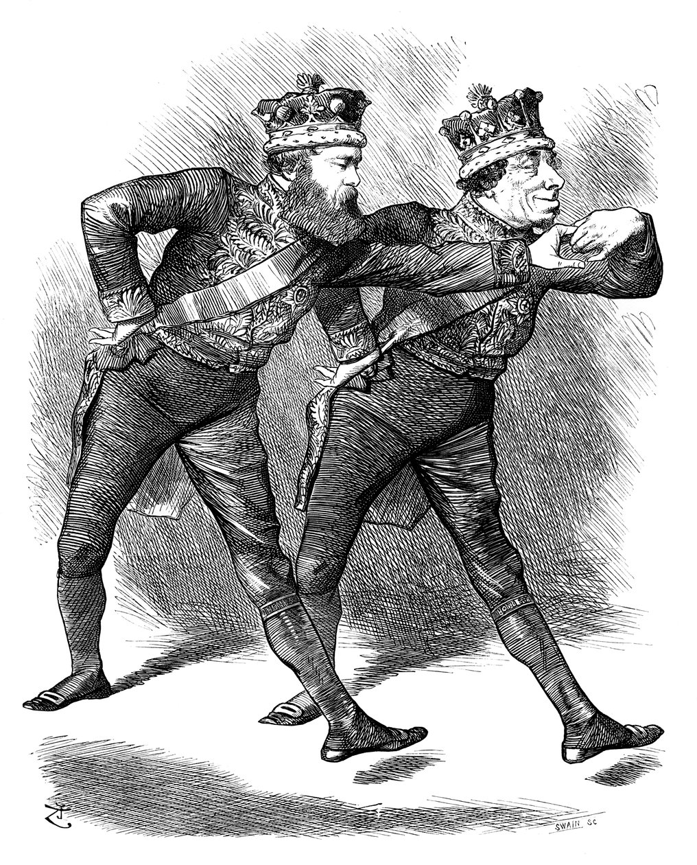 Pas de Deux!, 1878. od Swain