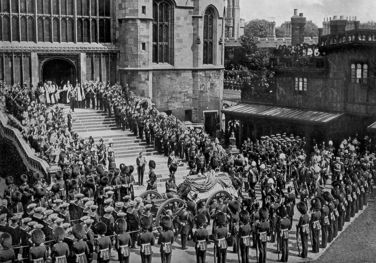 Pohřeb krále Edwarda VII., Windsor, Berkshire, 1910. od Swain