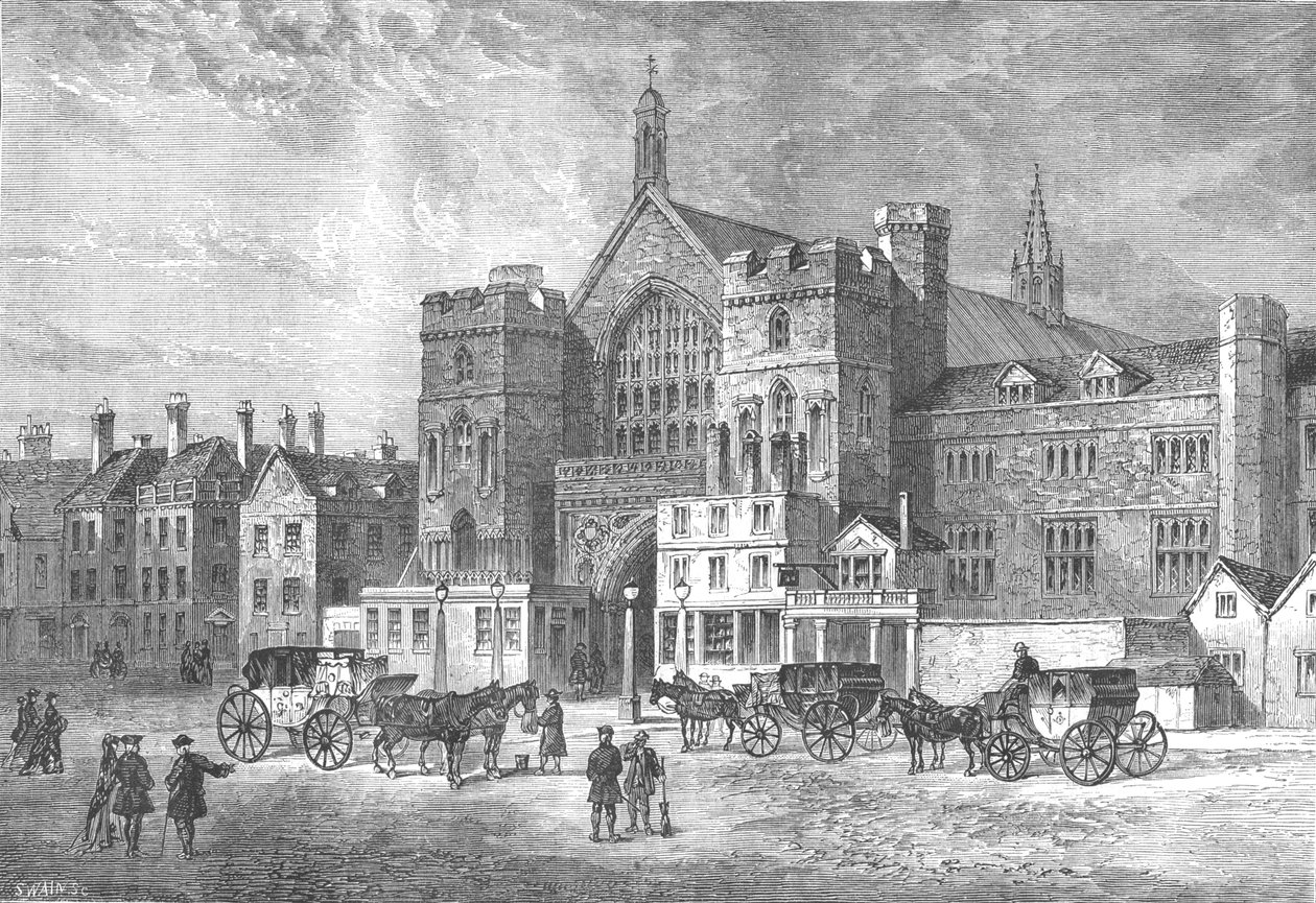 Westminster Hall, 1808 1897 od Swain