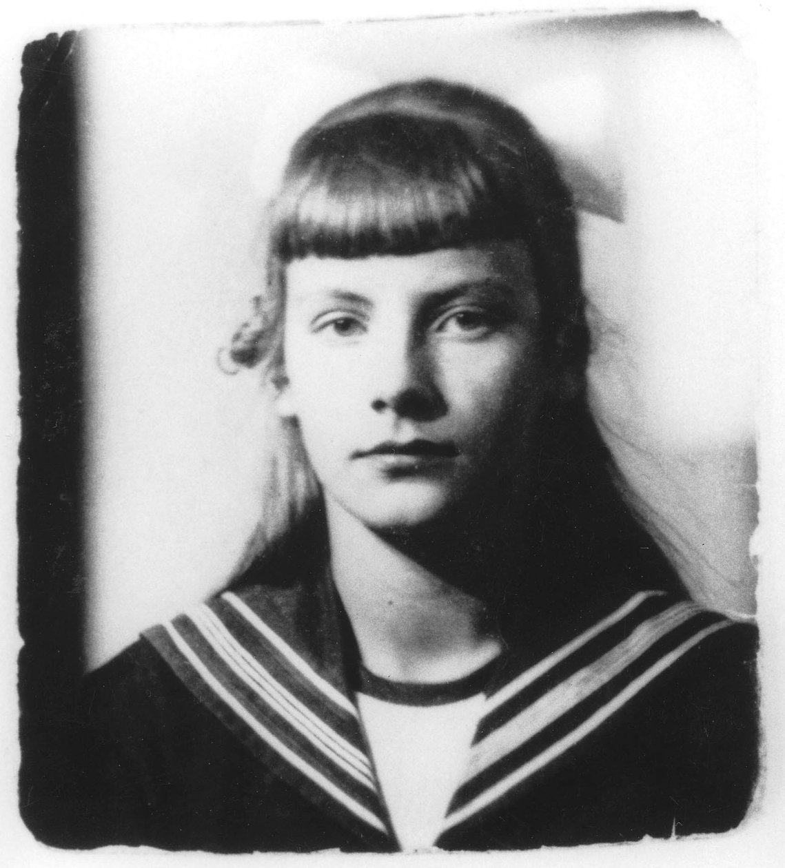Greta Garbo jako teenager (černobílá fotografie) od Swedish Photographer