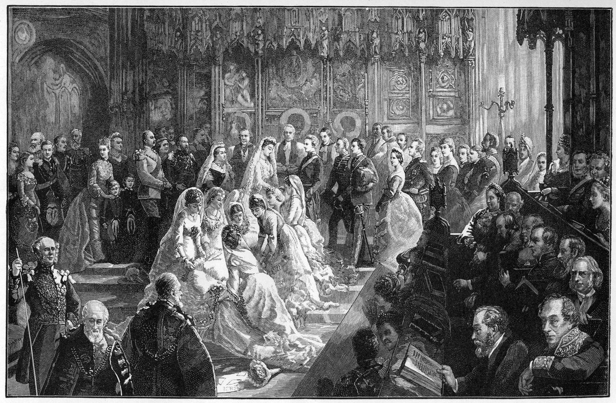 Svatba princezny Louise, 21. března 1871, 1900. od Sydney Prior Hall