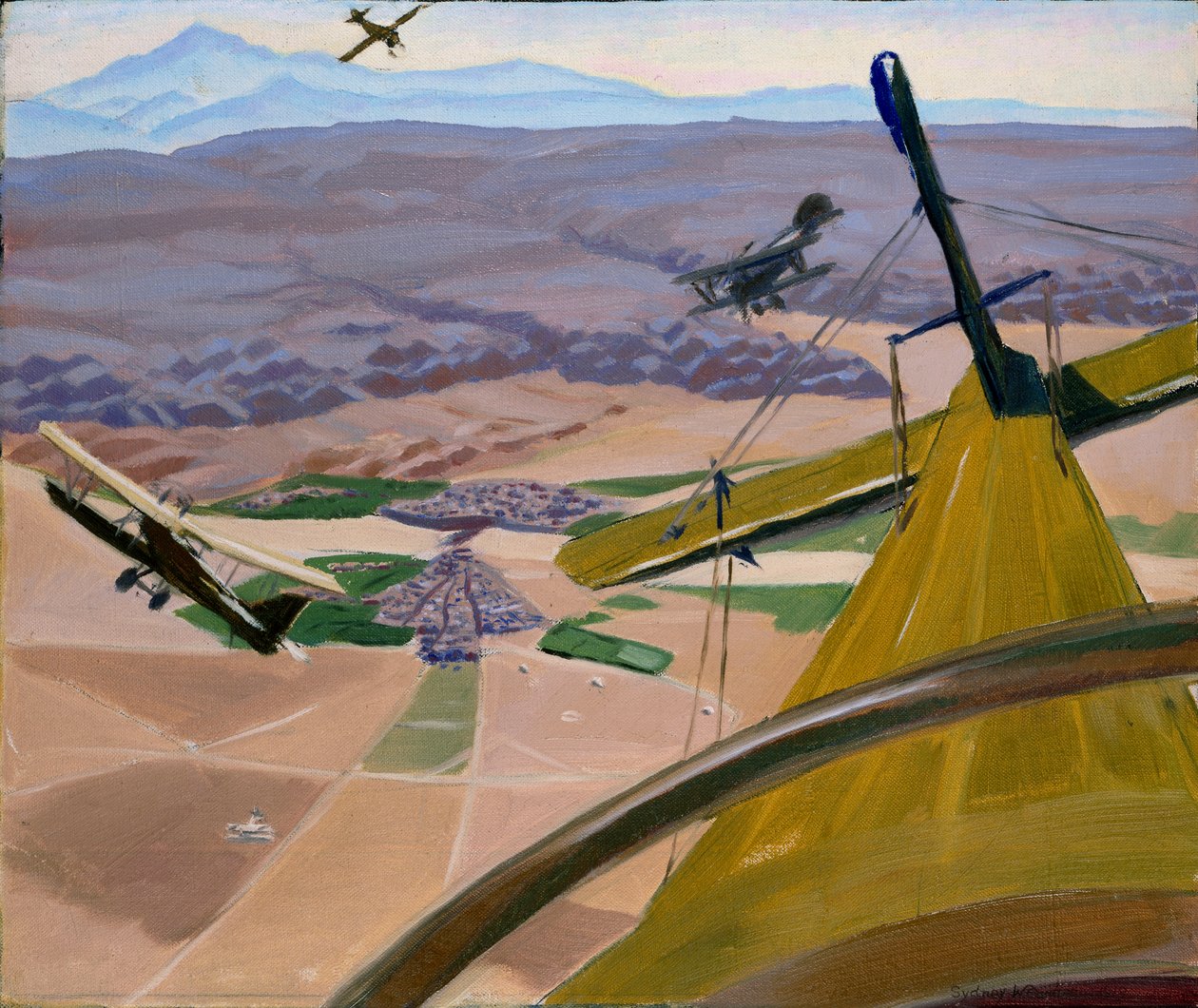 Over the Hills of Kurdistán: Létání nad Kirkúkem, 1919 od Sydney William Carline