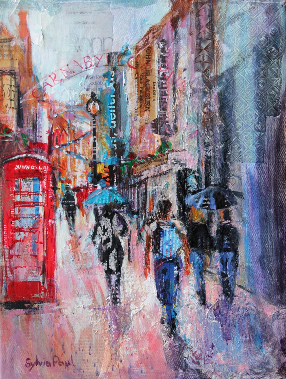 Deštivý den, Carnaby Street od Sylvia Paul