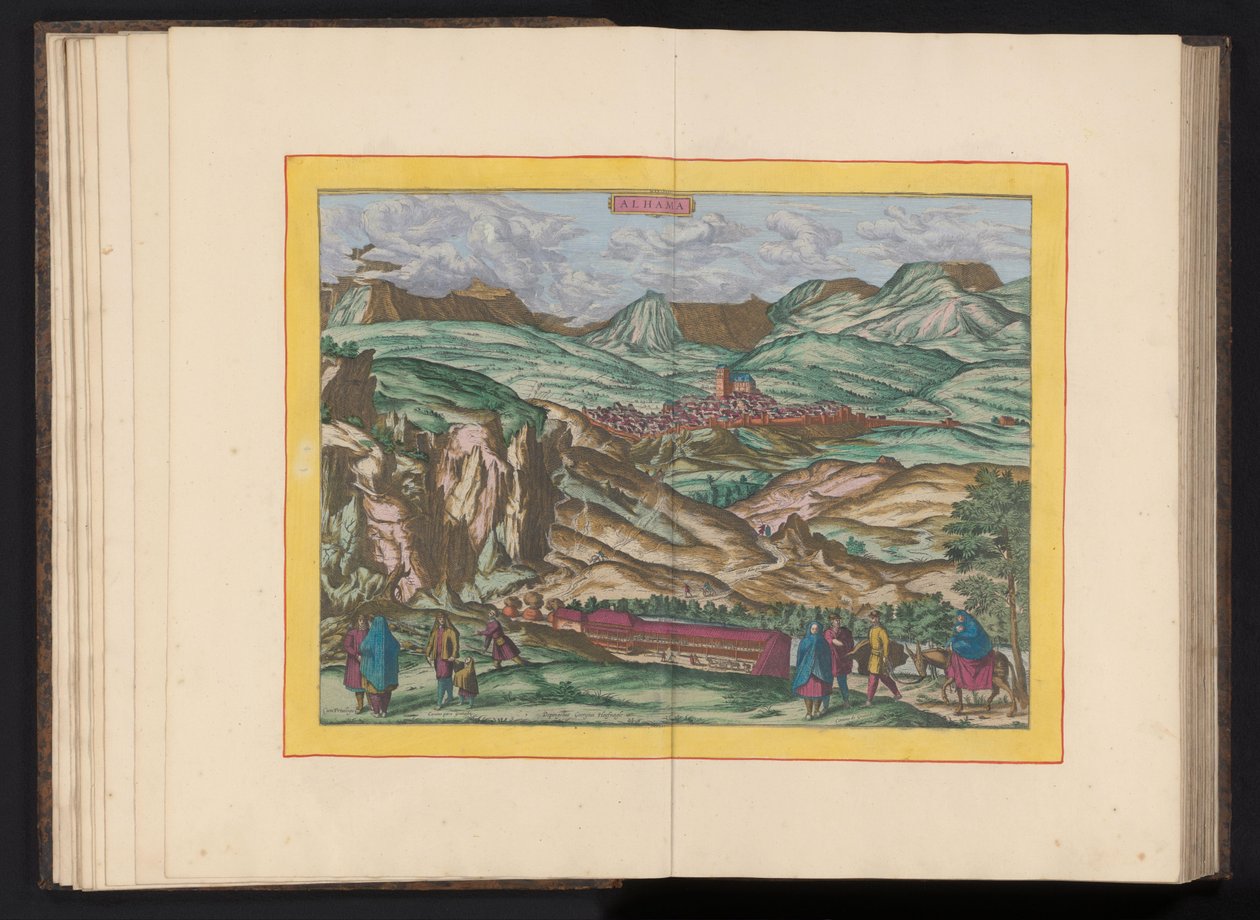 Pohled na Alhama de Granada Alhama (název na objektu) od Symon Novelanus (possibly)