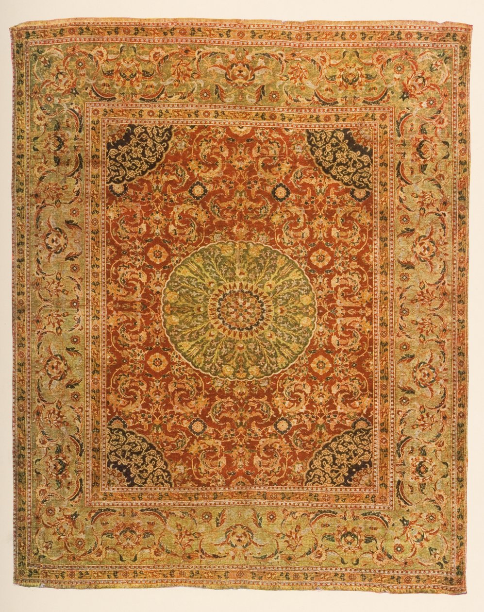 Medailonový koberec z Damašku (textil) od Syrian School