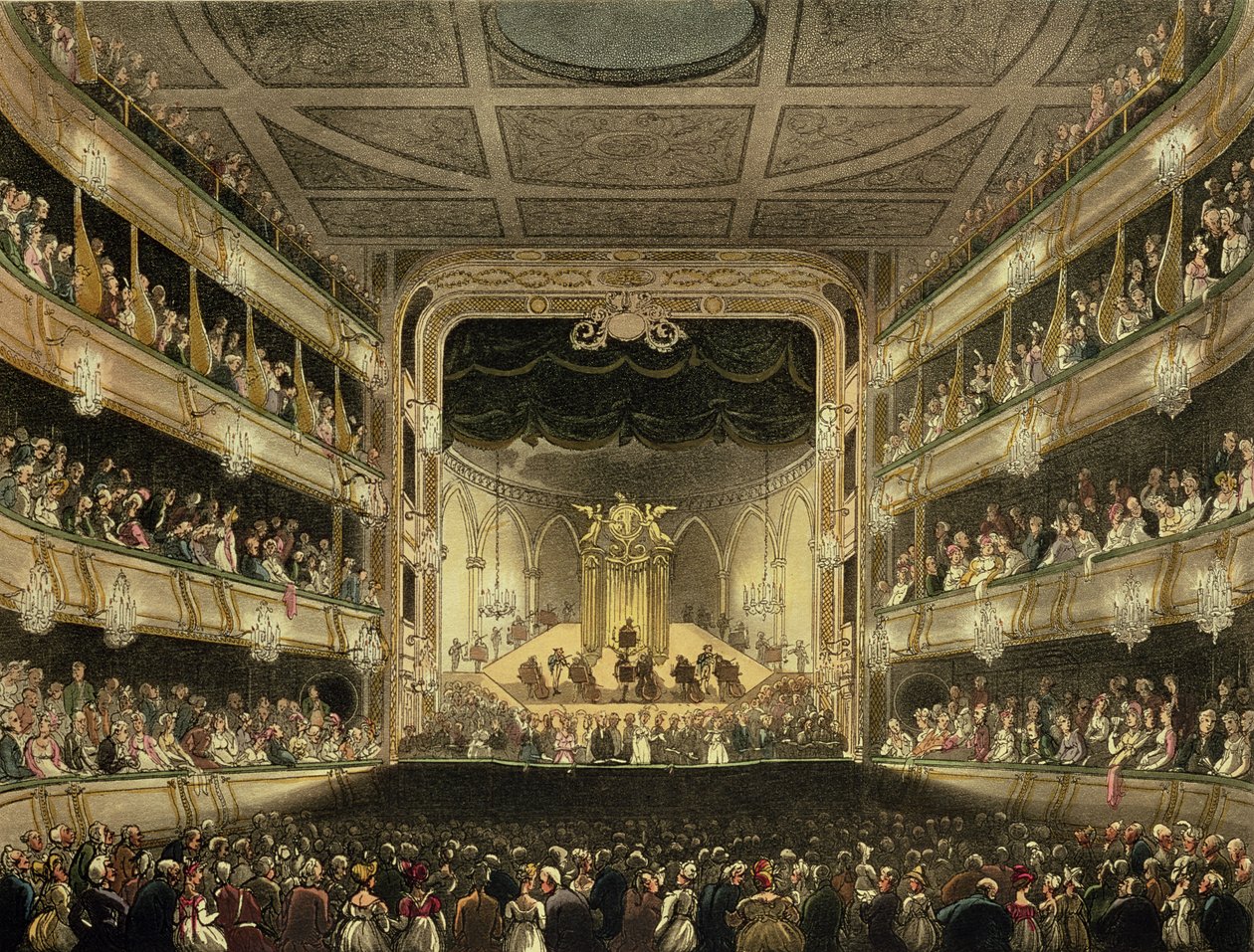 Divadlo v Covent Garden, 1808, z 