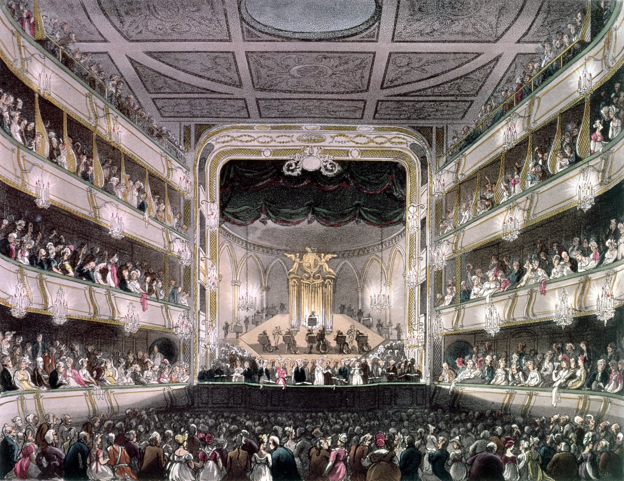 Divadlo v Covent Garden, 1808, z 