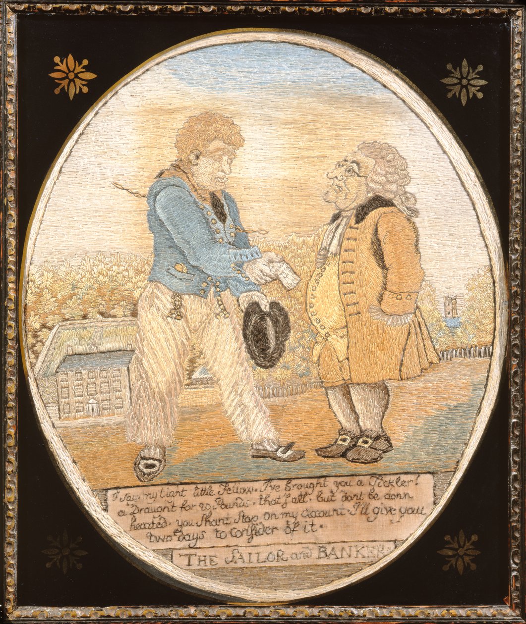 Námořník a bankéř, po karikaturní hospodě. 1799 (hedvábí) od T. and Woodward,G.M. Rowlandson