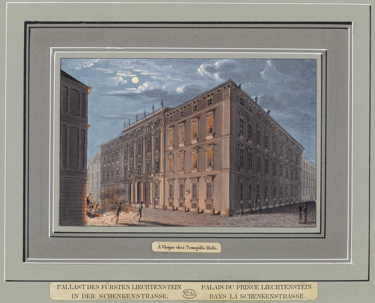 Palác knížete Lichtenštejna na Schinkenstrasse. od T. Mollo