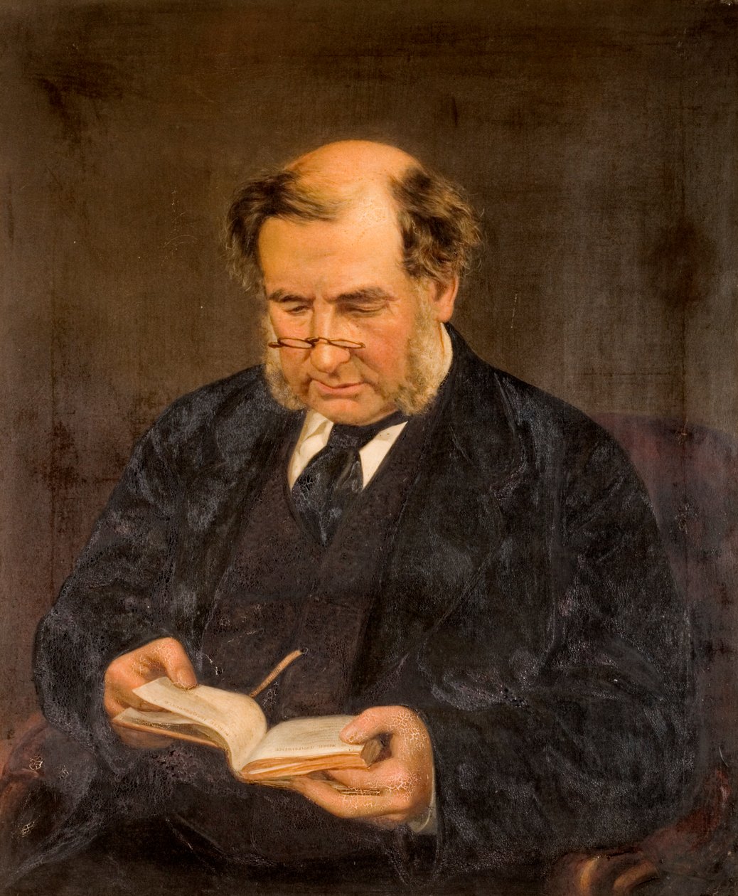 Portrét J.T. Hoyle, koroner z Newcastlu od T.W. Bannister