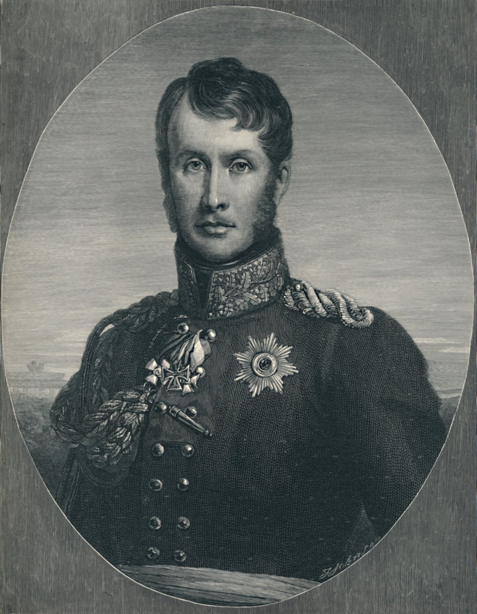 Frederick William III - král Pruska, c1814-1816, 1896 od T. Johnson