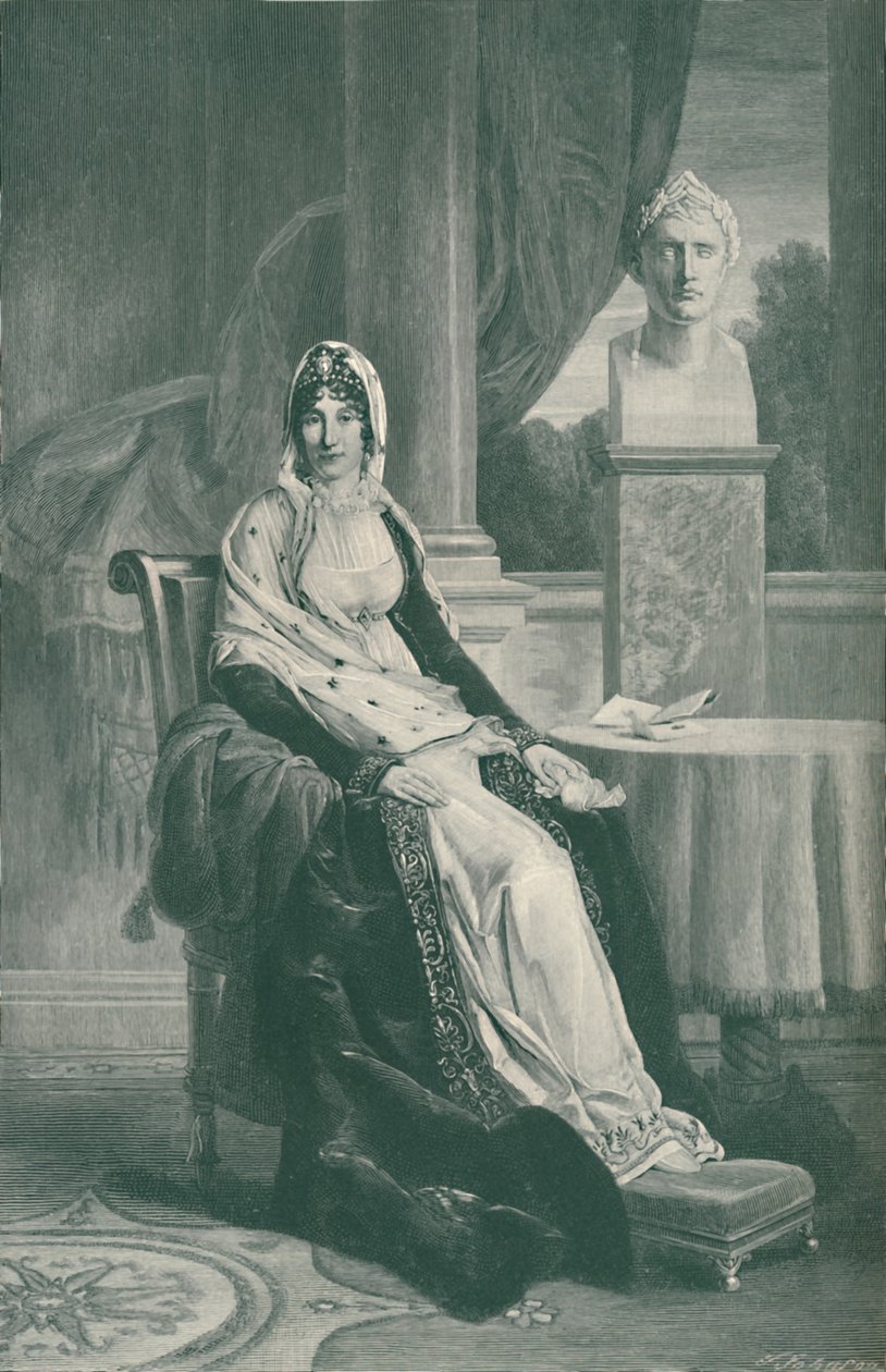 Marie-Laetitia Ramolino Bonaparte - matka Napoleona I., c1800-1804, 1896 od T. Johnson