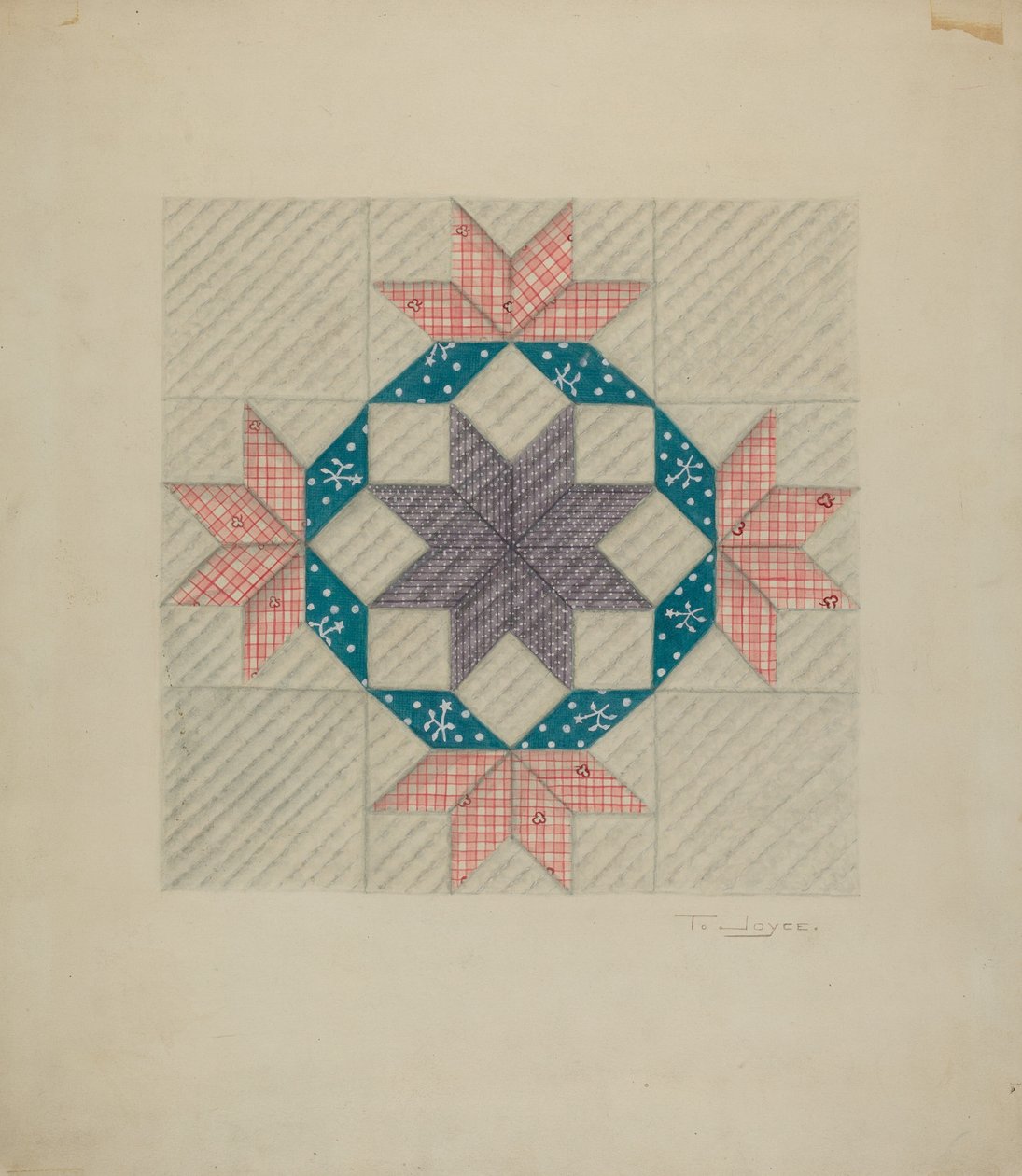 Patchwork Deka Vzor od T. Joyce