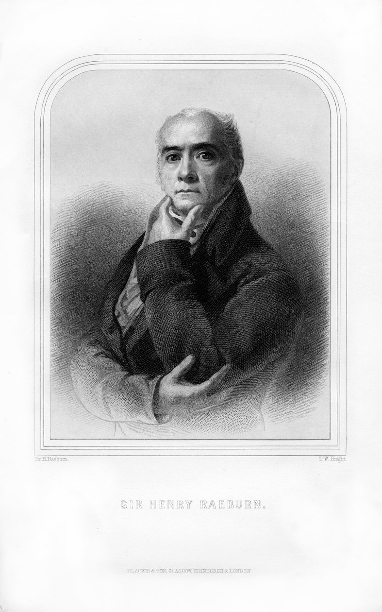 Sir Henry Raeburn , skotský portrétista, 1870. od T. W. Knight