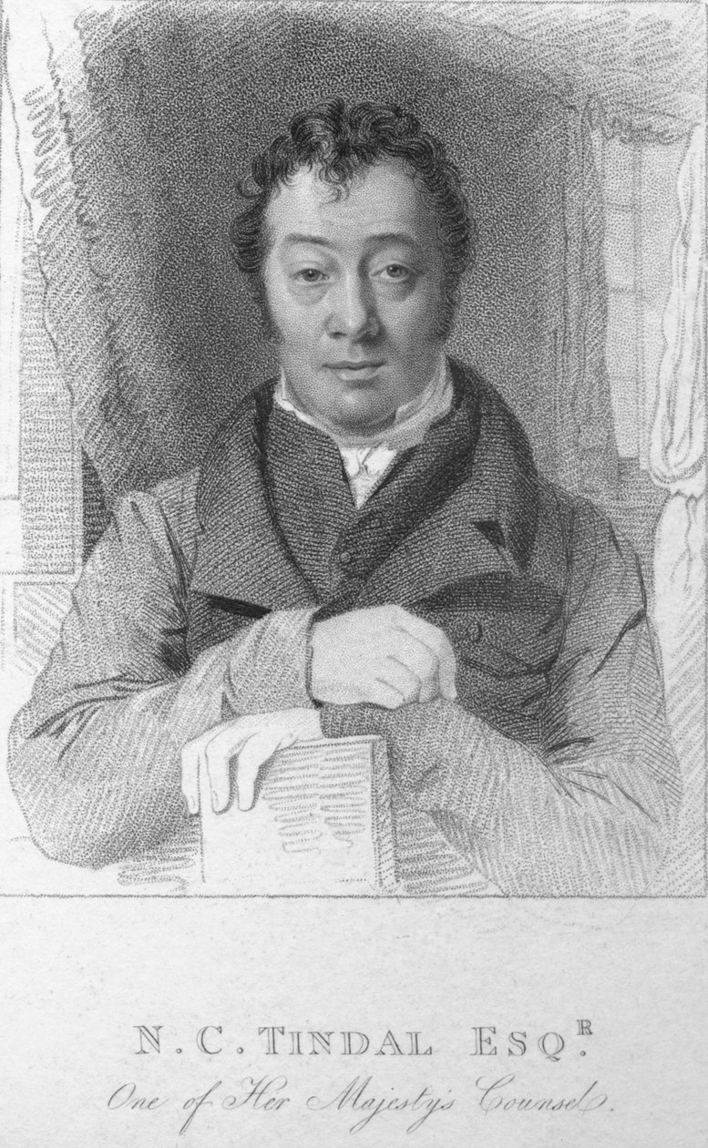 N. C. Tindal, Esq., jedna z rad Jejího Veličenstva, c1820. od T. Wright