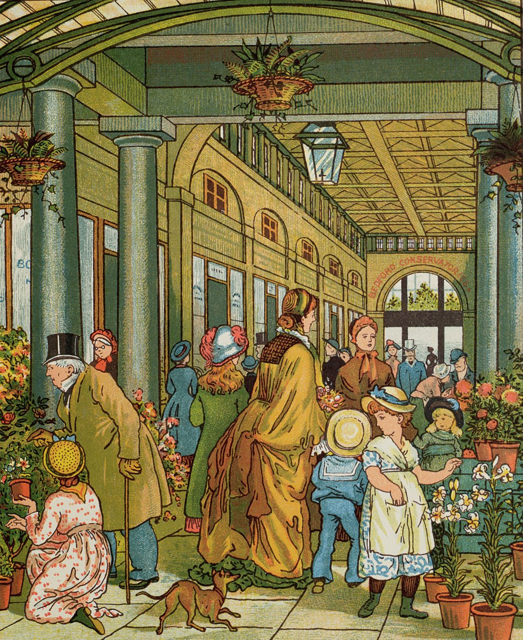 Covent Garden z "Londýnského města" od T. and Houghton, E. Crane