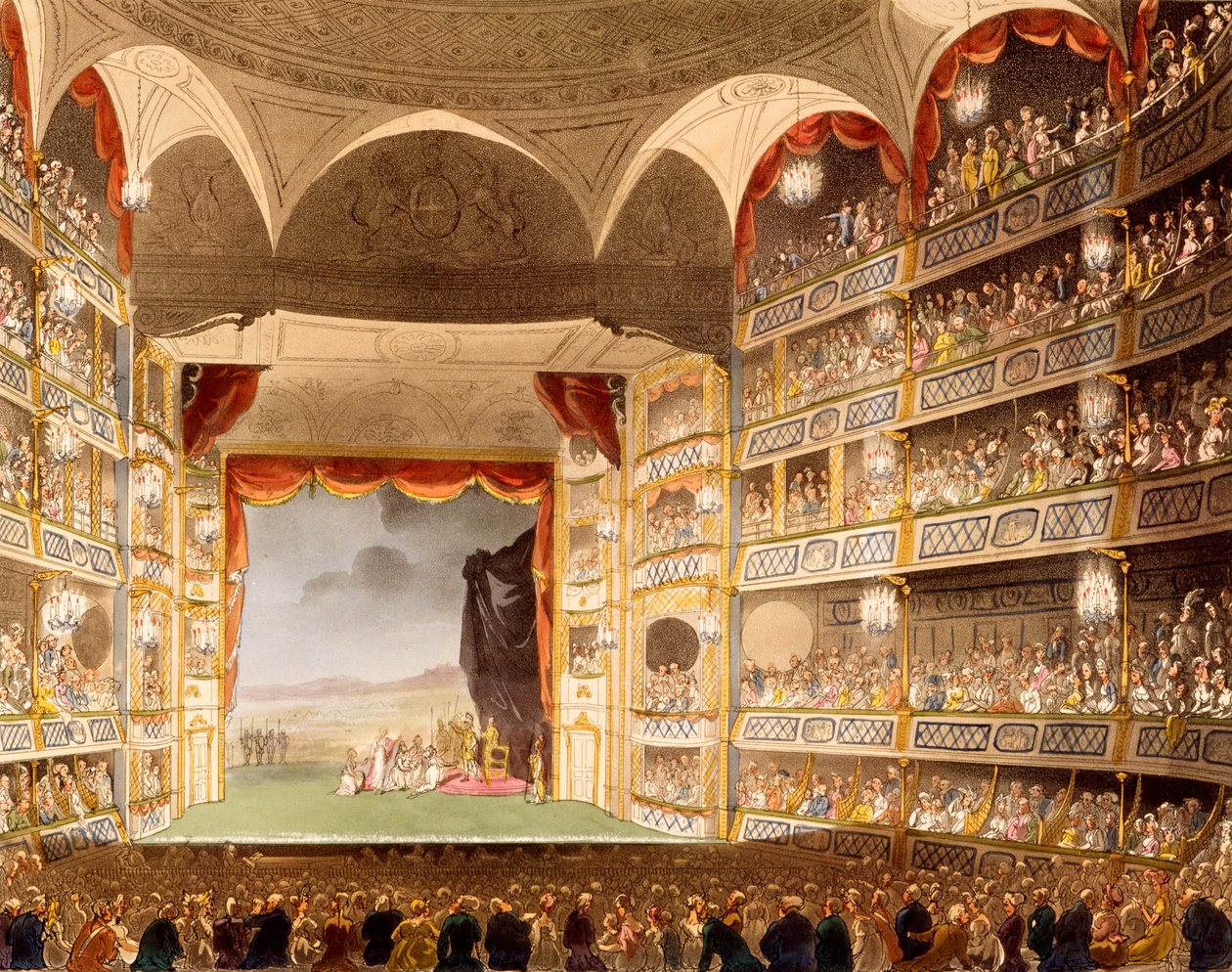 Drury Lane Theatre, ilustrace z 