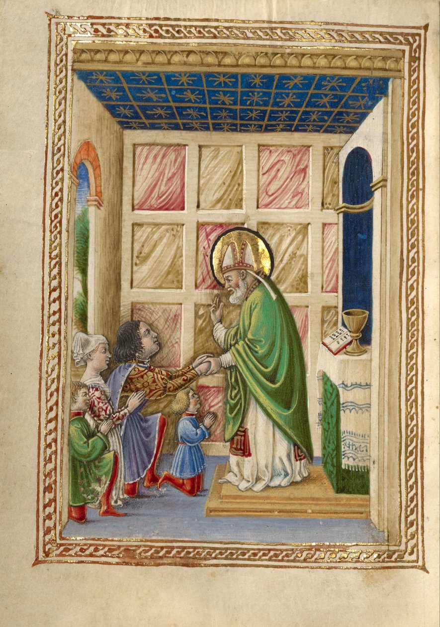 Slavná mše svatá Bellinus od Taddeo Crivelli