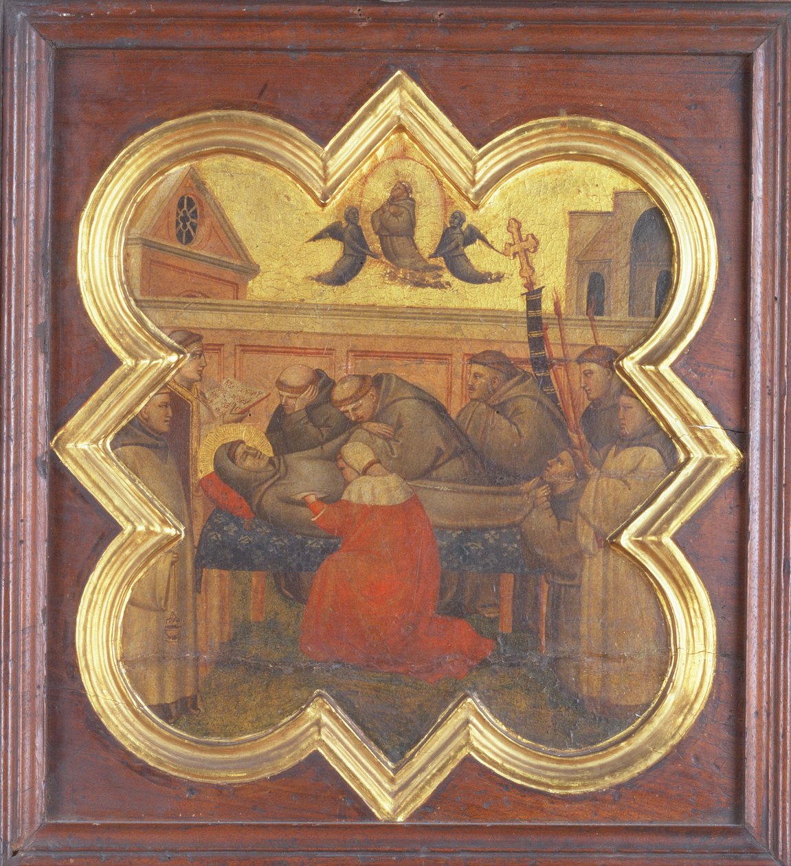 Smrt sv. Františka (tempera na panelu) od Taddeo Gaddi