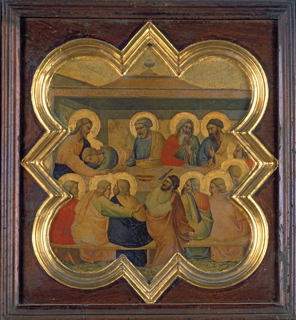 Poslední večeře (tempera na panelu) od Taddeo Gaddi